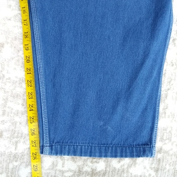 Vtg. Liberty Denim Bib Overalls 56 x 30 Carpenter Coverall Pants Blue - Picture 16 of 16